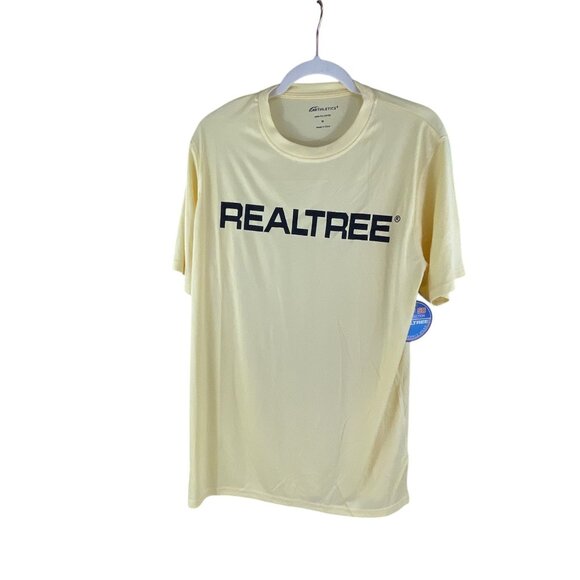 Realtree NWT Performance UPF 50 Short Sleeve T-Shirt Yellow M Workout Casual - Picture 7 of 7